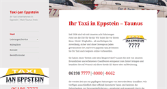 Desktop Screenshot of eppstein-taxi.de